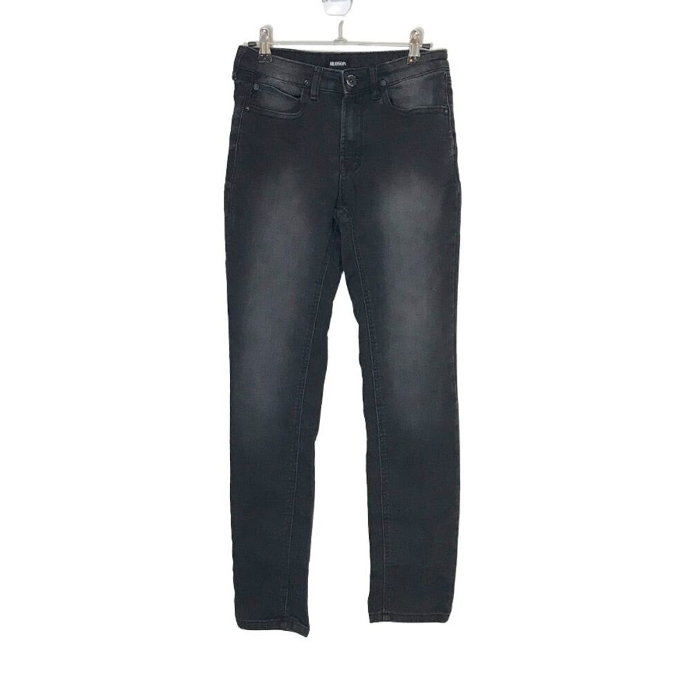 Hudson Girls Skinny Ankle Jeans Charcoal Size 14